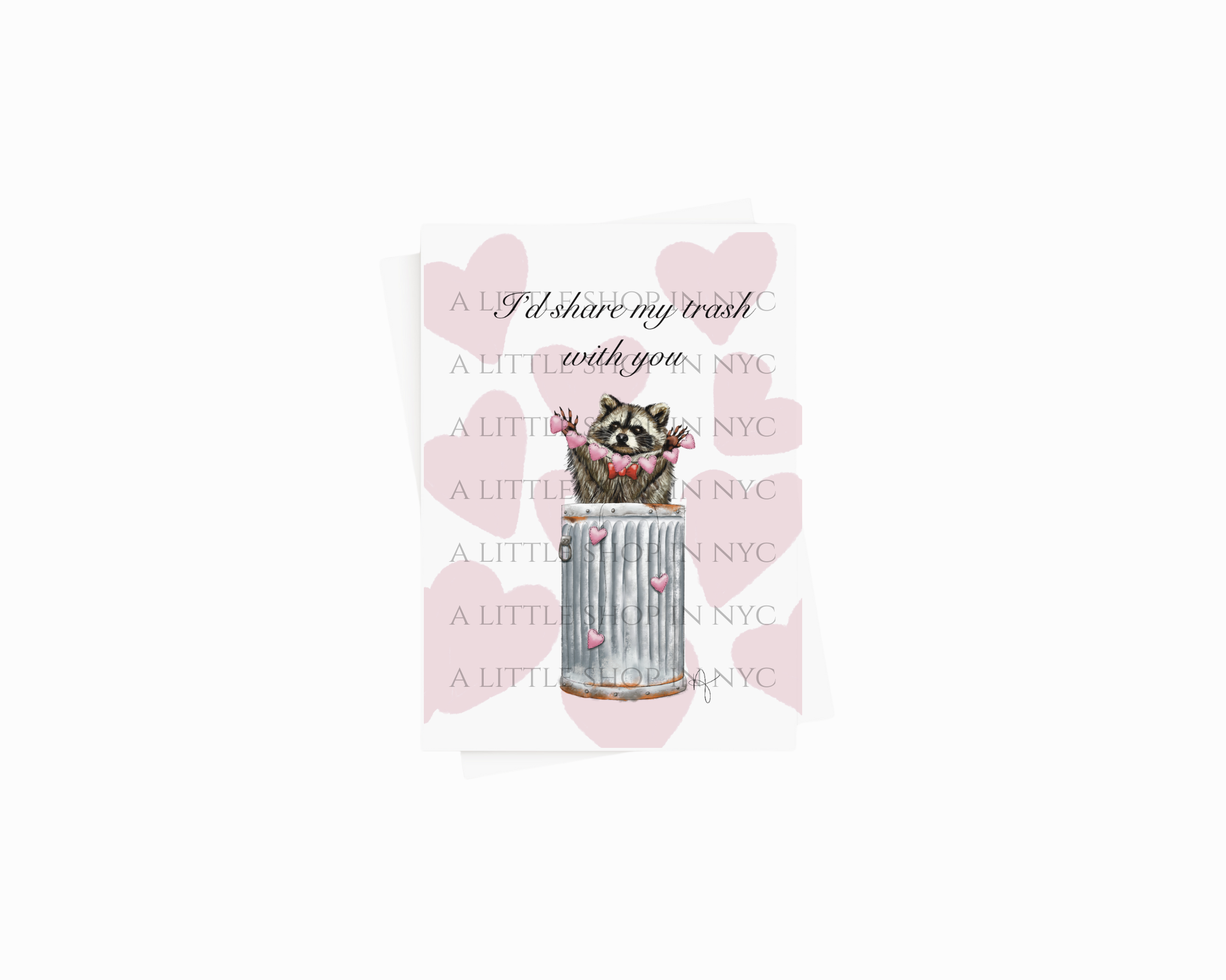 Share My Trash With You Card