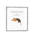 Pizza Rat Magnet