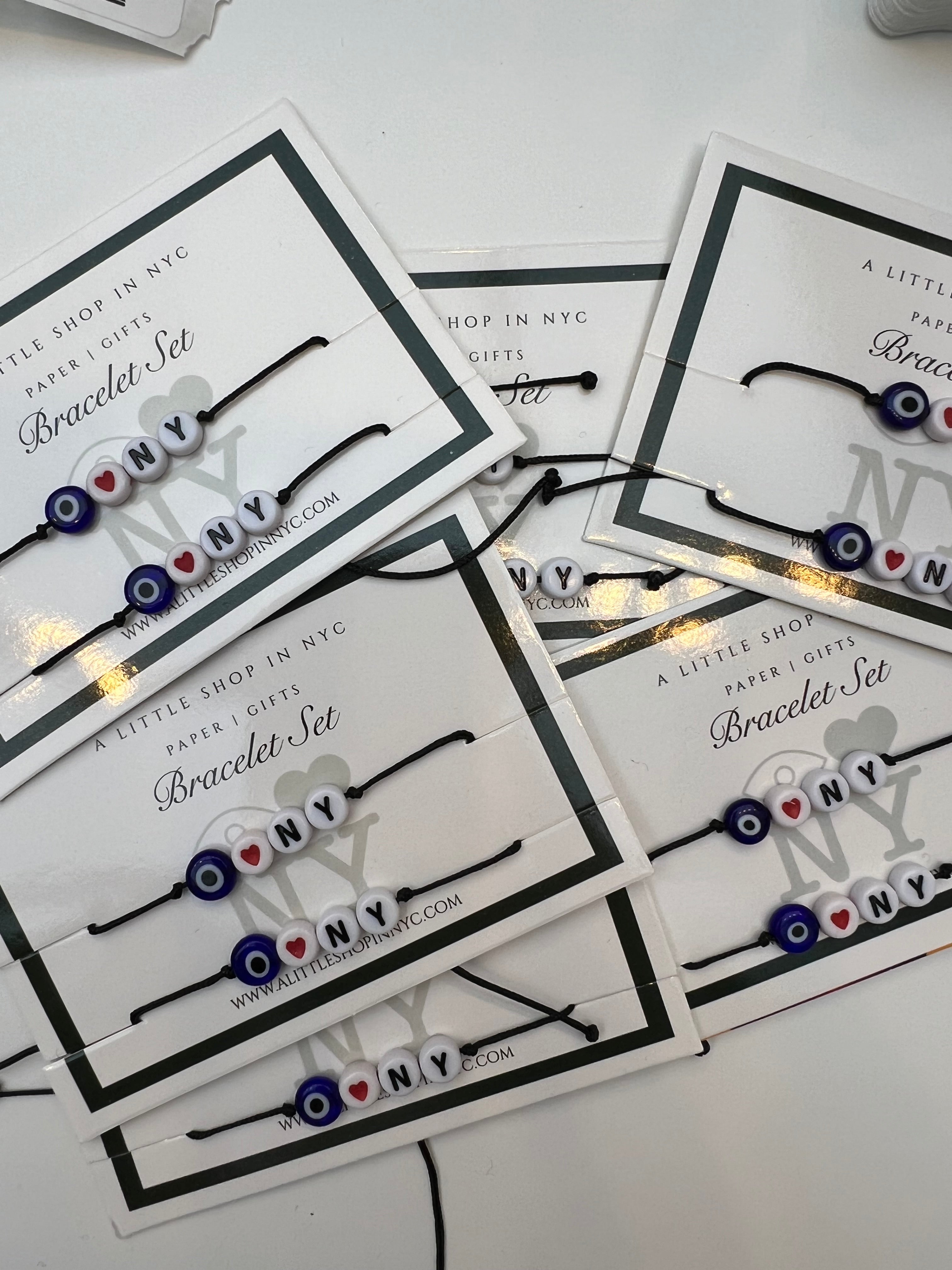 Eye Heart NY Bracelet Set