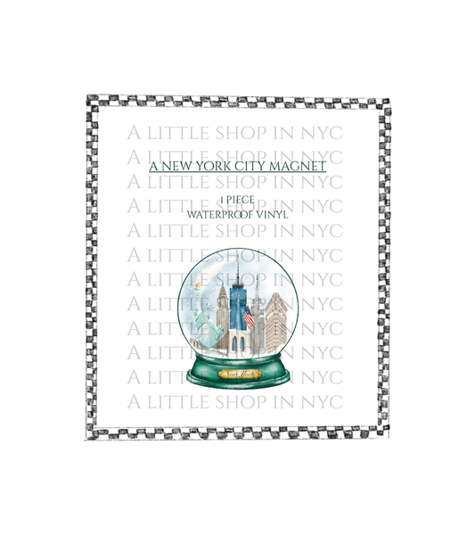 NYC Snow Globe Magnet