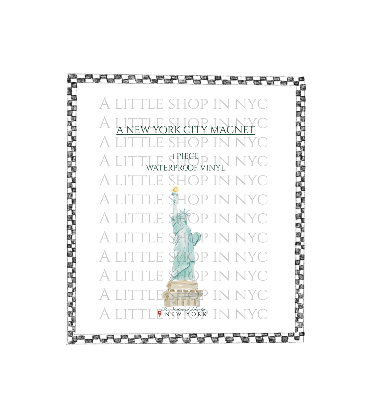 The Statue of Liberty Magnet
