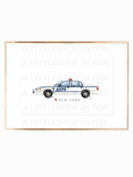 NYPD Car Print