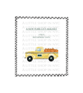 Fall Taxi Truck Magnet