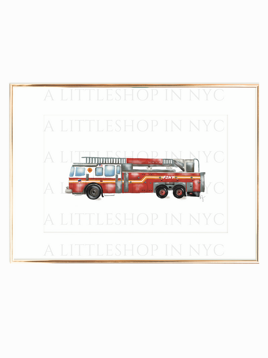 FDNY Truck Print