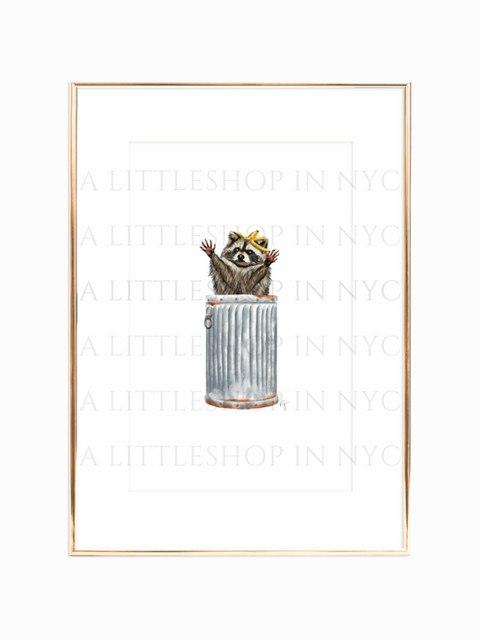 Raccoon Print