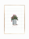 Trash of Florals Print