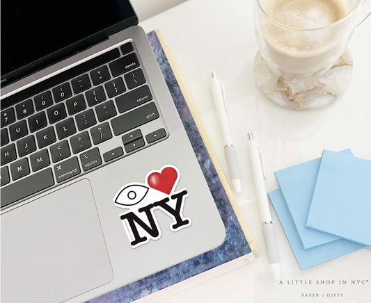 Eye Heart New York Sticker