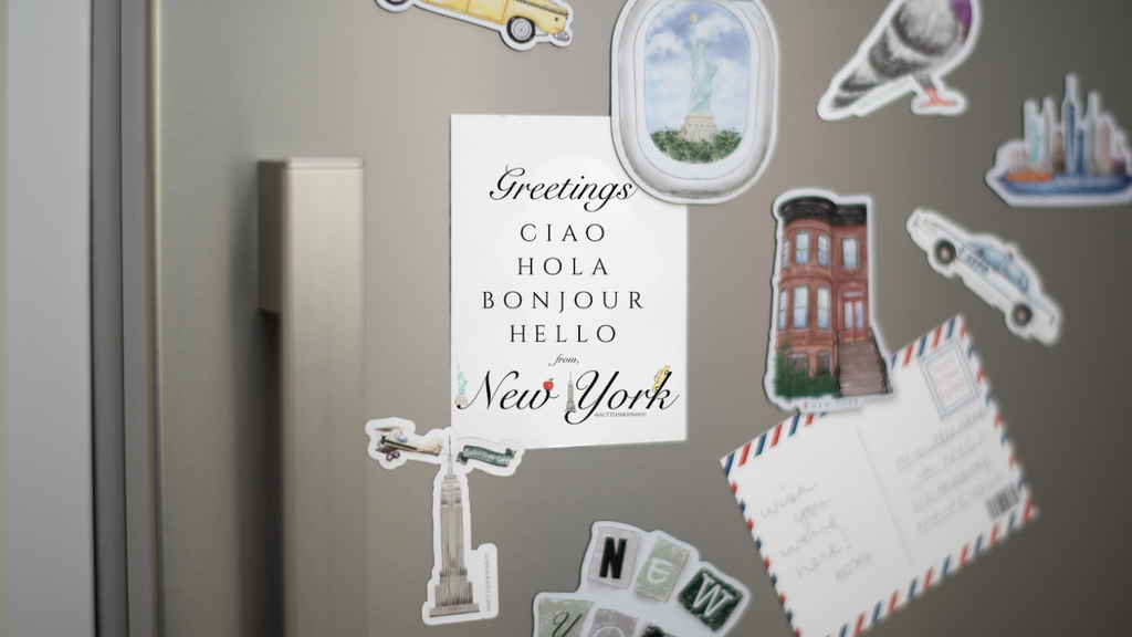 Hello New York Postcard
