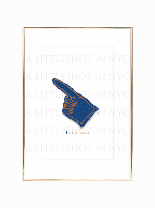 NY Mets Print