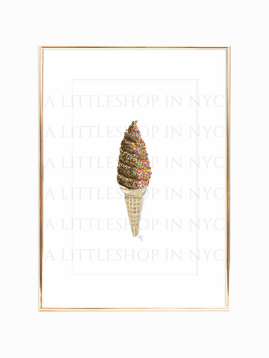 NYC Soft Serve Print
