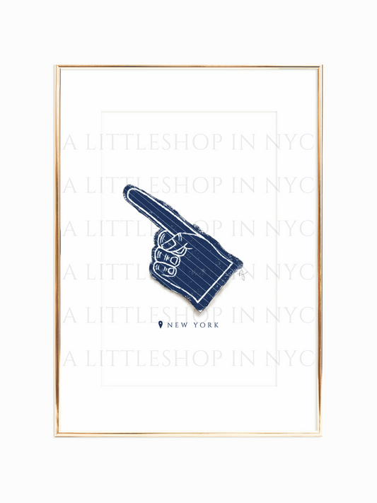 NY Yankees Print