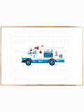 NYC Ice Cream Truck Print