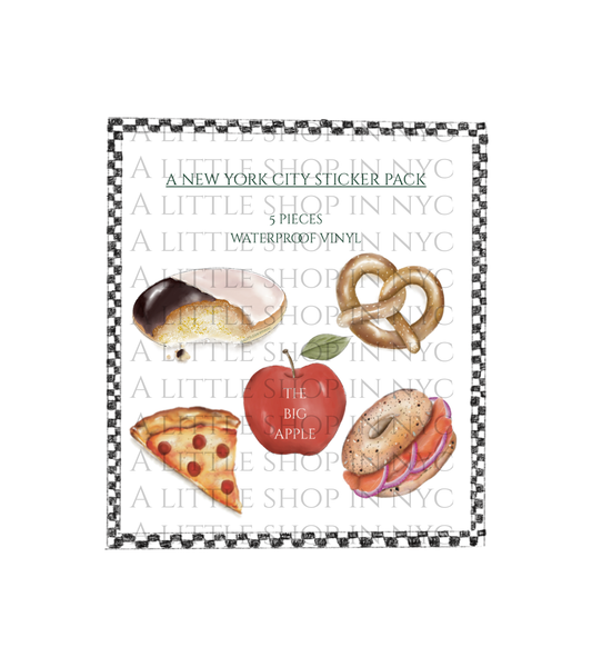 NYC Foods Sticker Pack 2
