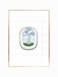 Airplane View Print