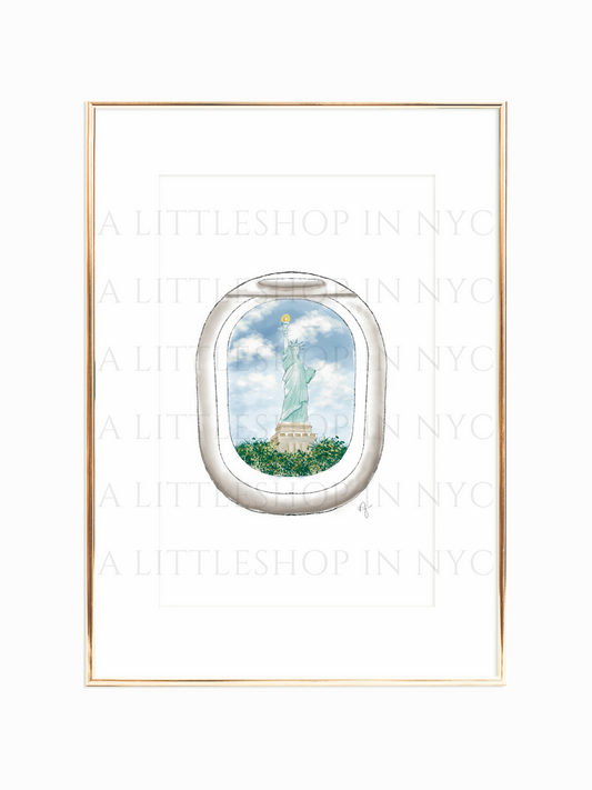 Airplane View Print