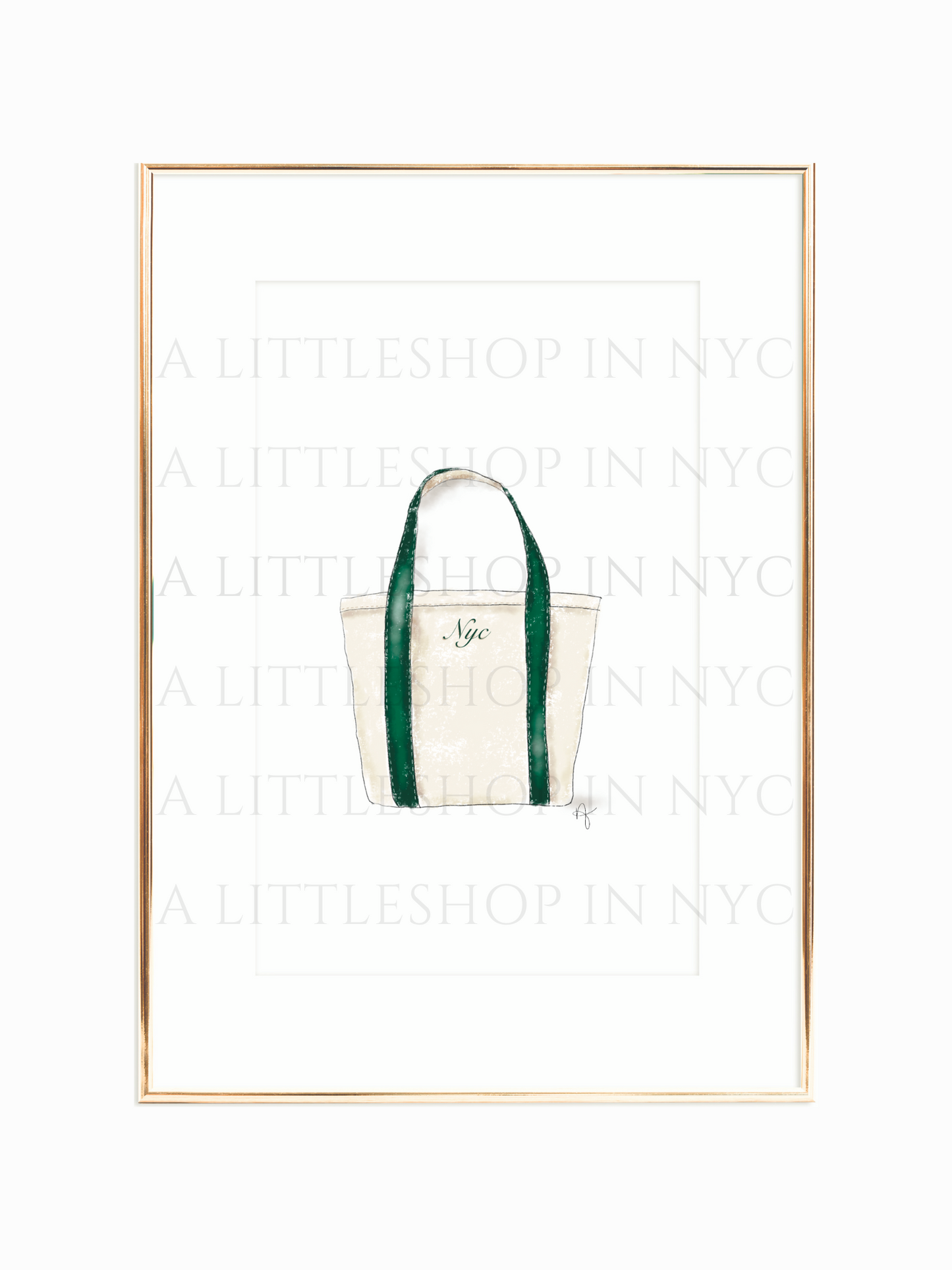 Canvas Tote Print