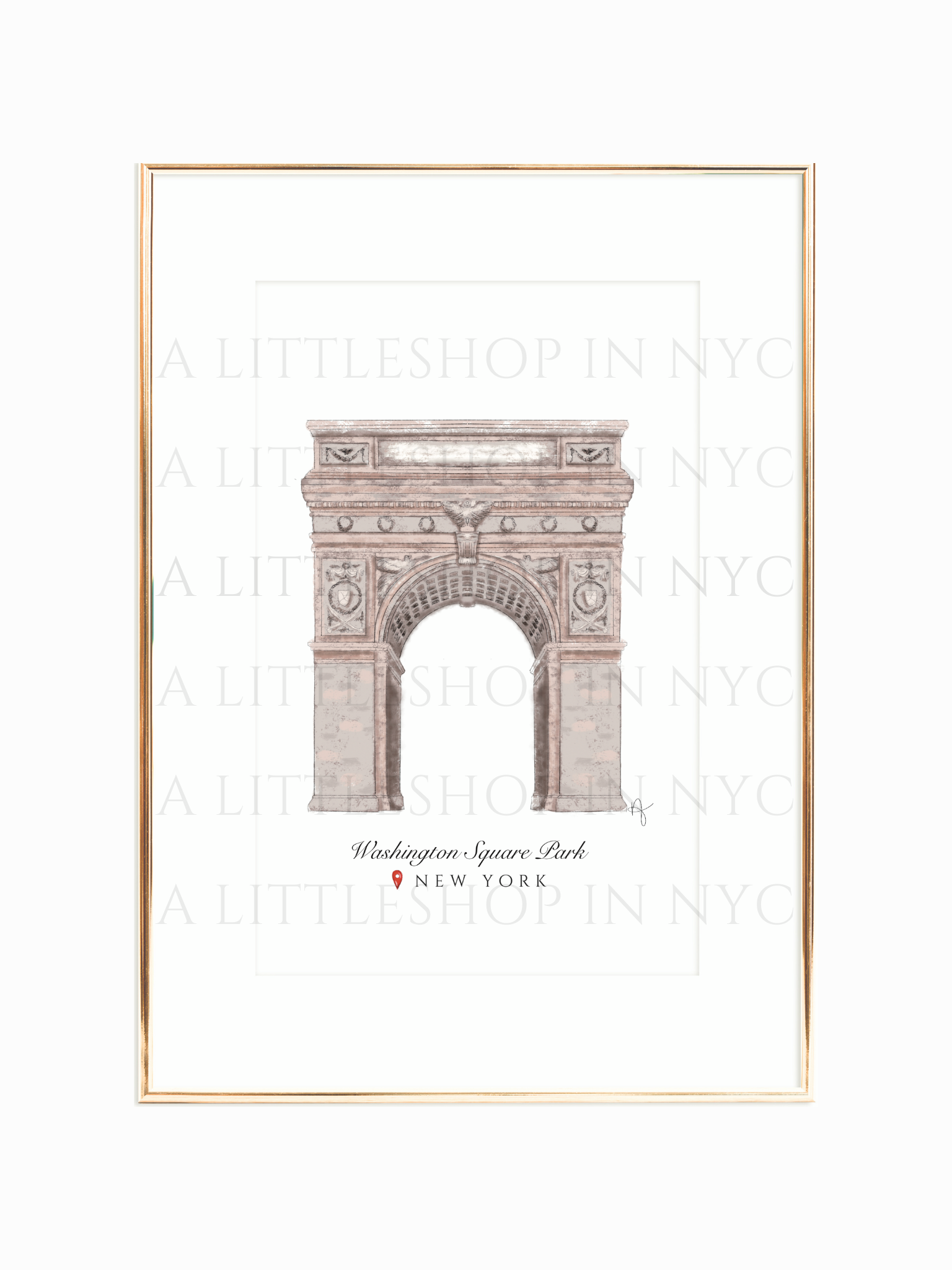 Washington Square Park Print