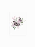 Floral Pink Butterflies Journal