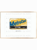 Metro Card Print