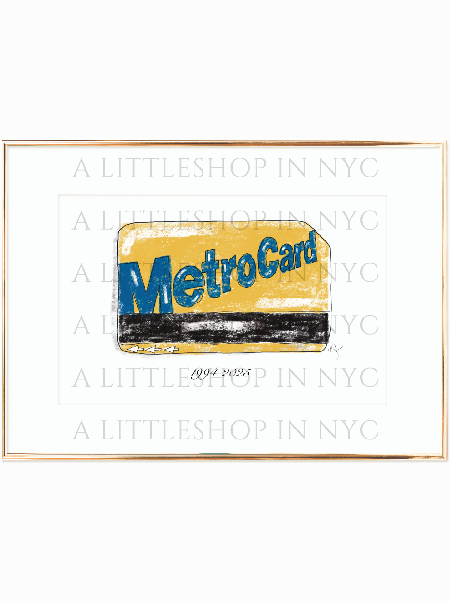 Metro Card Print