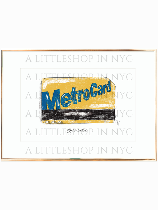 Metro Card Print