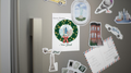 Skyline Wreath Postcard