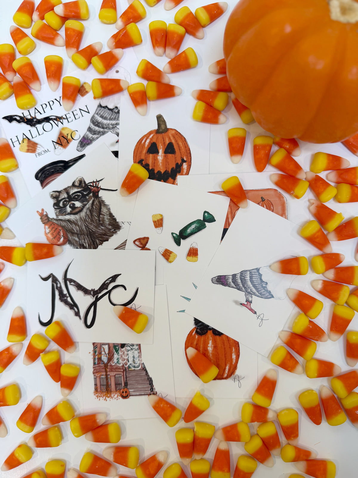 A Little Halloween in NYC Mystery Little Prints