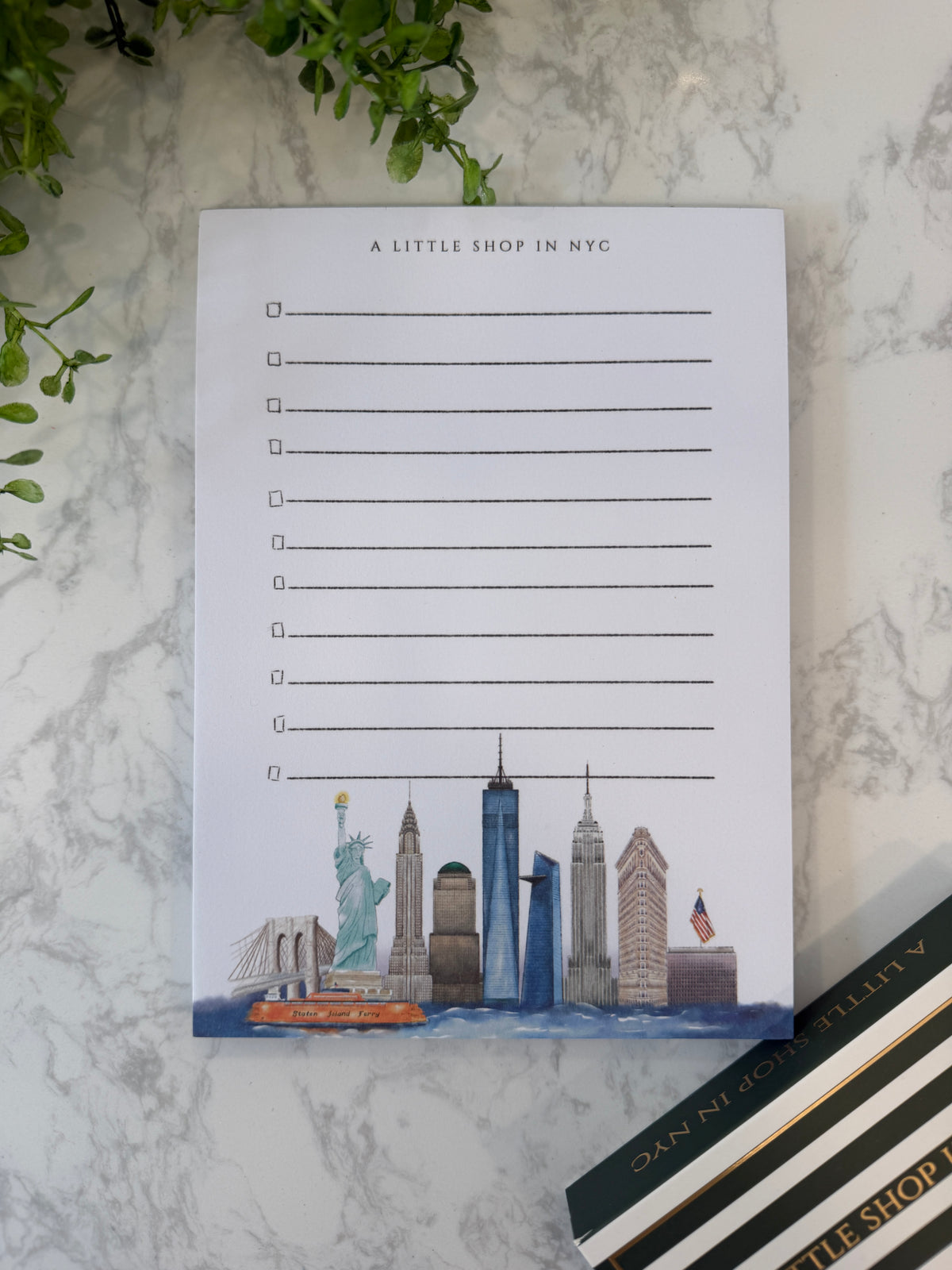 Large Notepad NYC Skyline