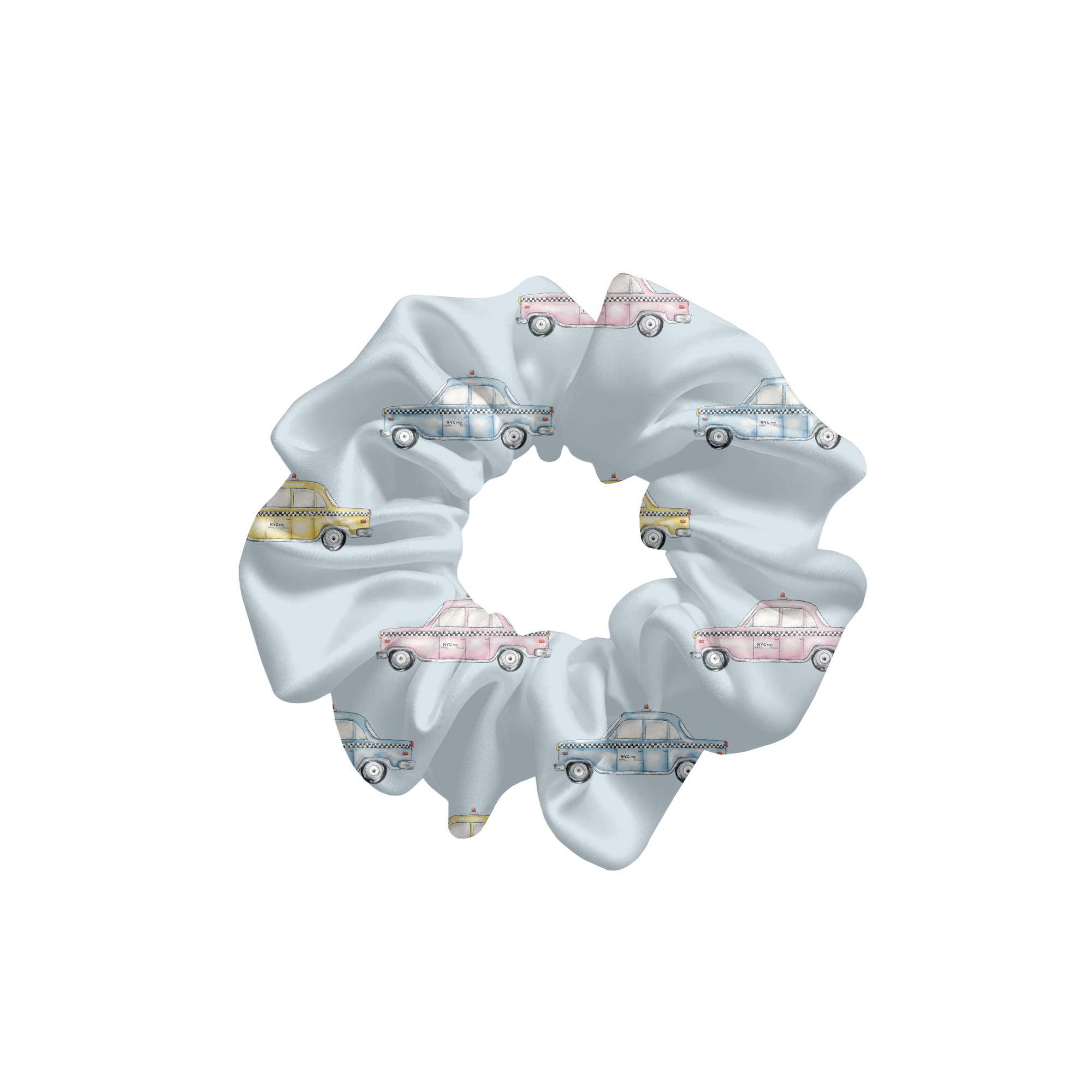 New York Pastel Taxi Hair Tie