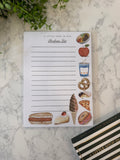 Large Notepad NYC Foods