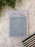 Large Notepad Guest Check