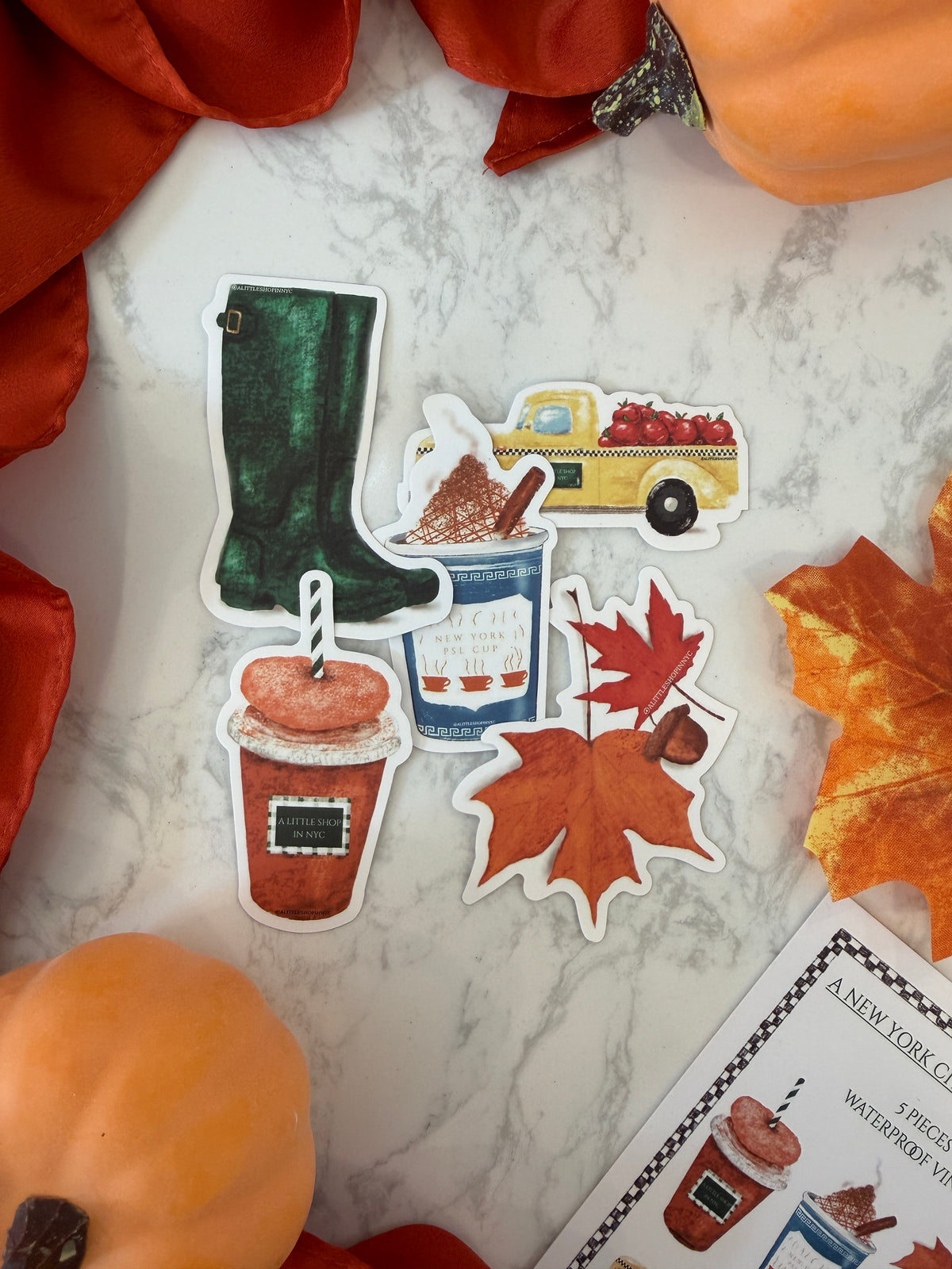 Fall in NYC Sticker Pack