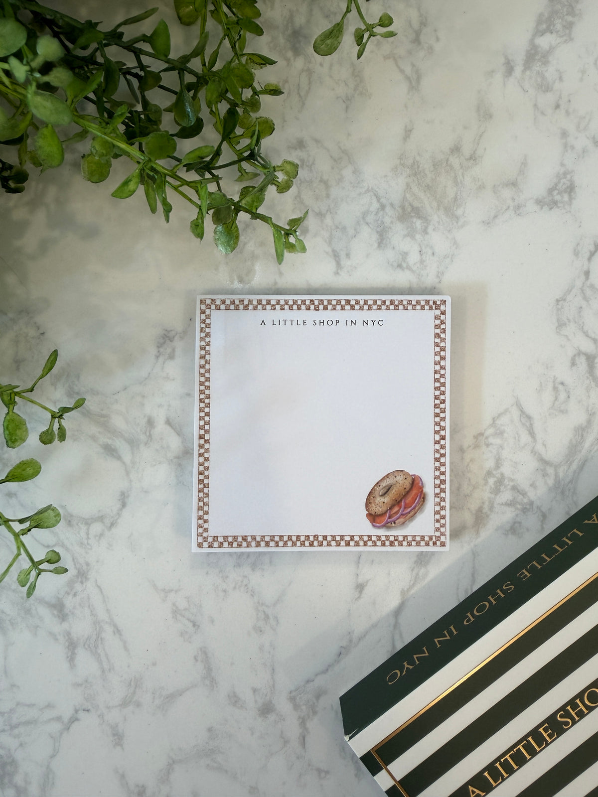 Sticky Notepad Bagel