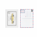 Taxi Stamp Postcard