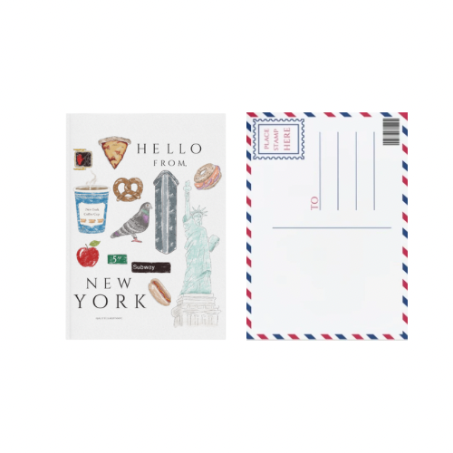 Icons of New York Postcard