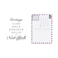 Hello New York Postcard