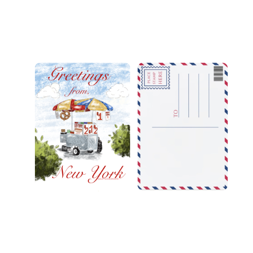 Hot Dog Stand Postcard