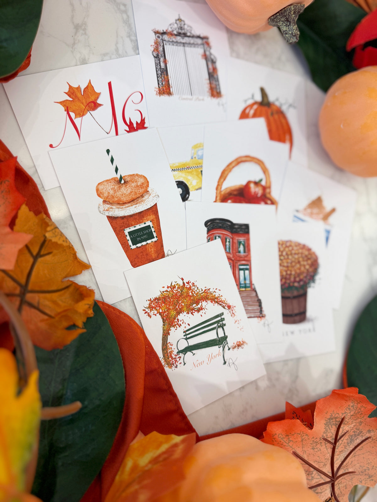 Fall in The City Mystery Little Prints