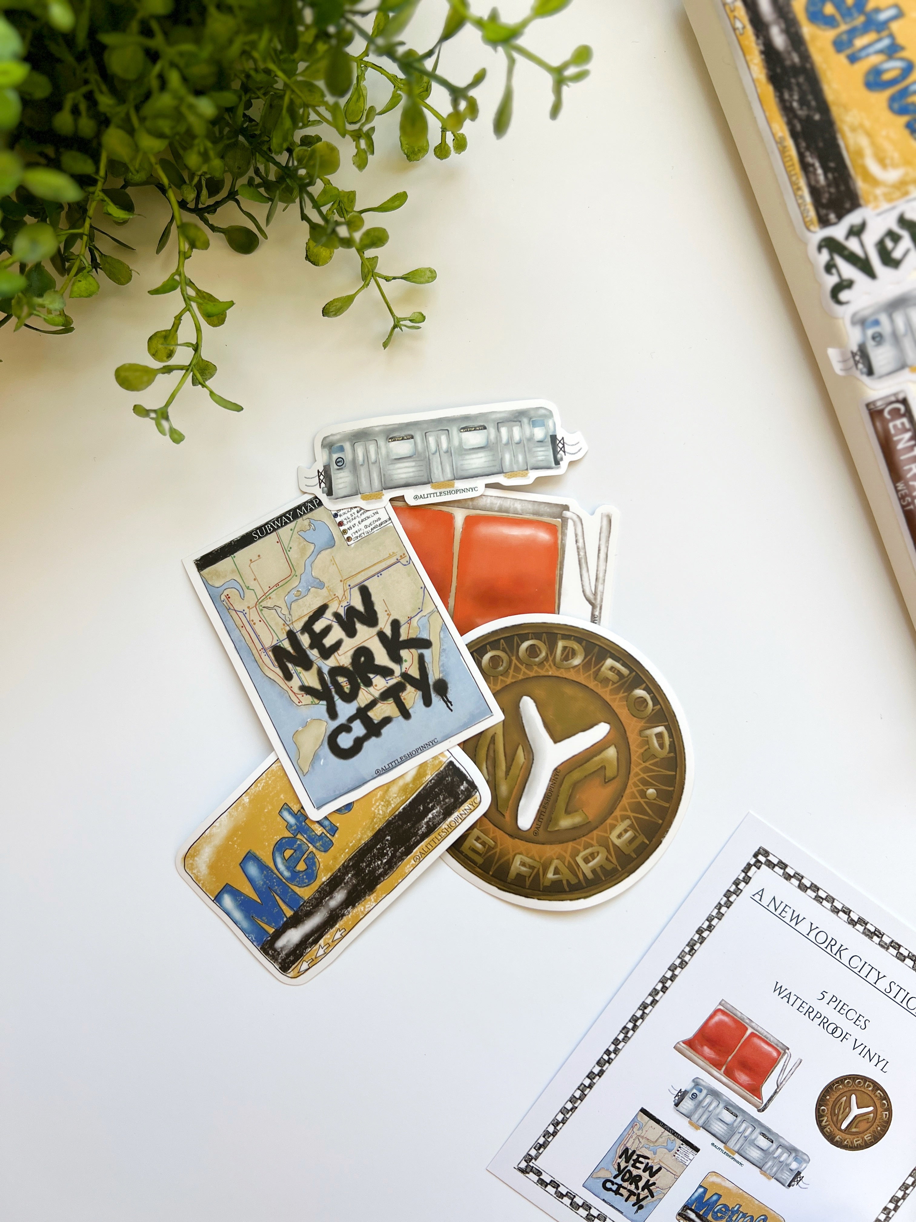 NYC Subway Sticker Pack