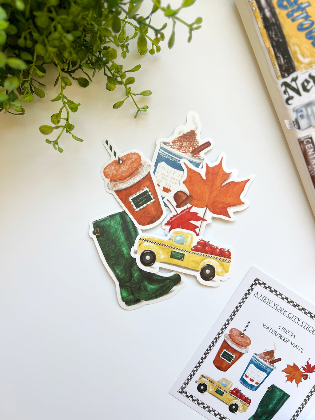 Fall in NYC Sticker Pack
