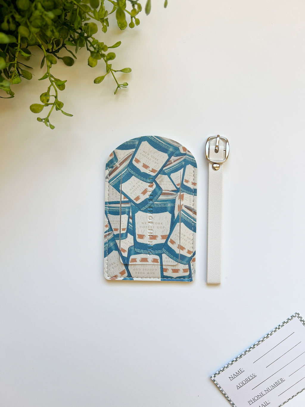 Coffee Cup Luggage tag
