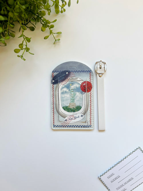 Airplane View Luggage tag