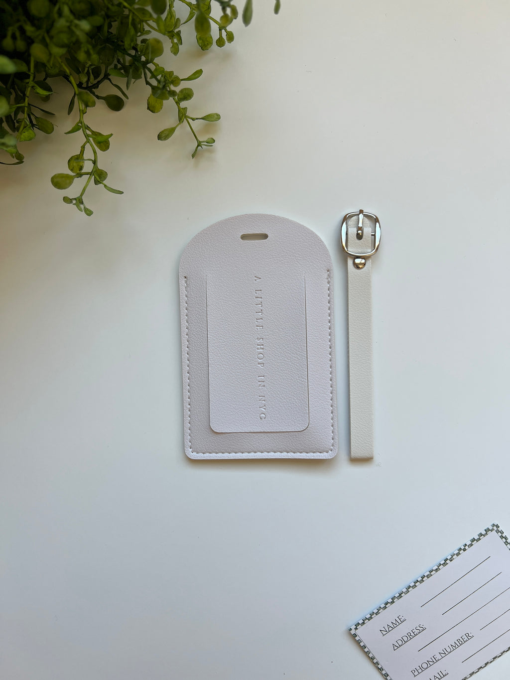 The New York Taxi Luggage tag