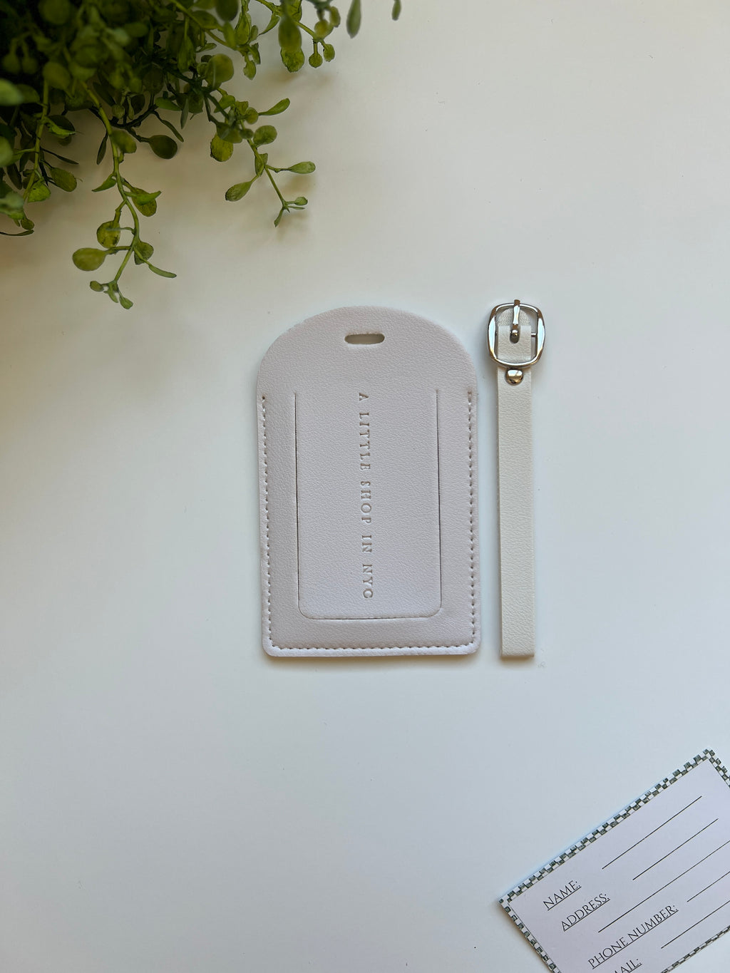 Hello New York Luggage tag