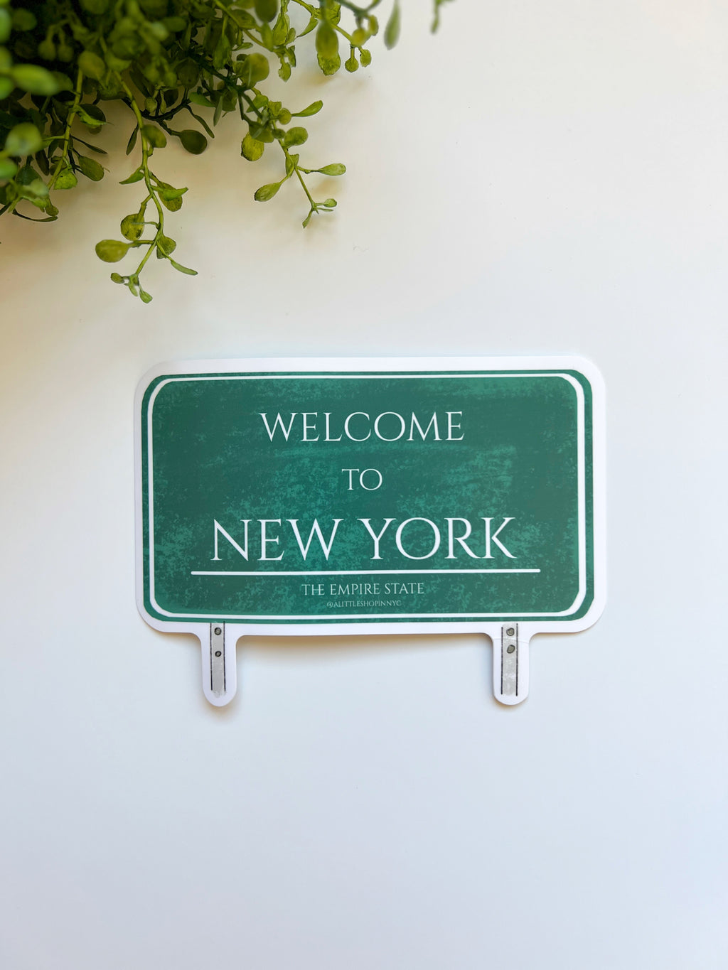 Welcome to New York Luggage Sticker
