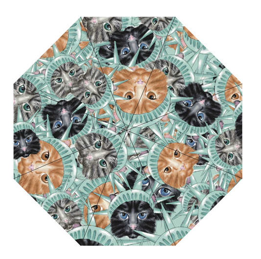 Cat-Tue of Liberty Umbrella