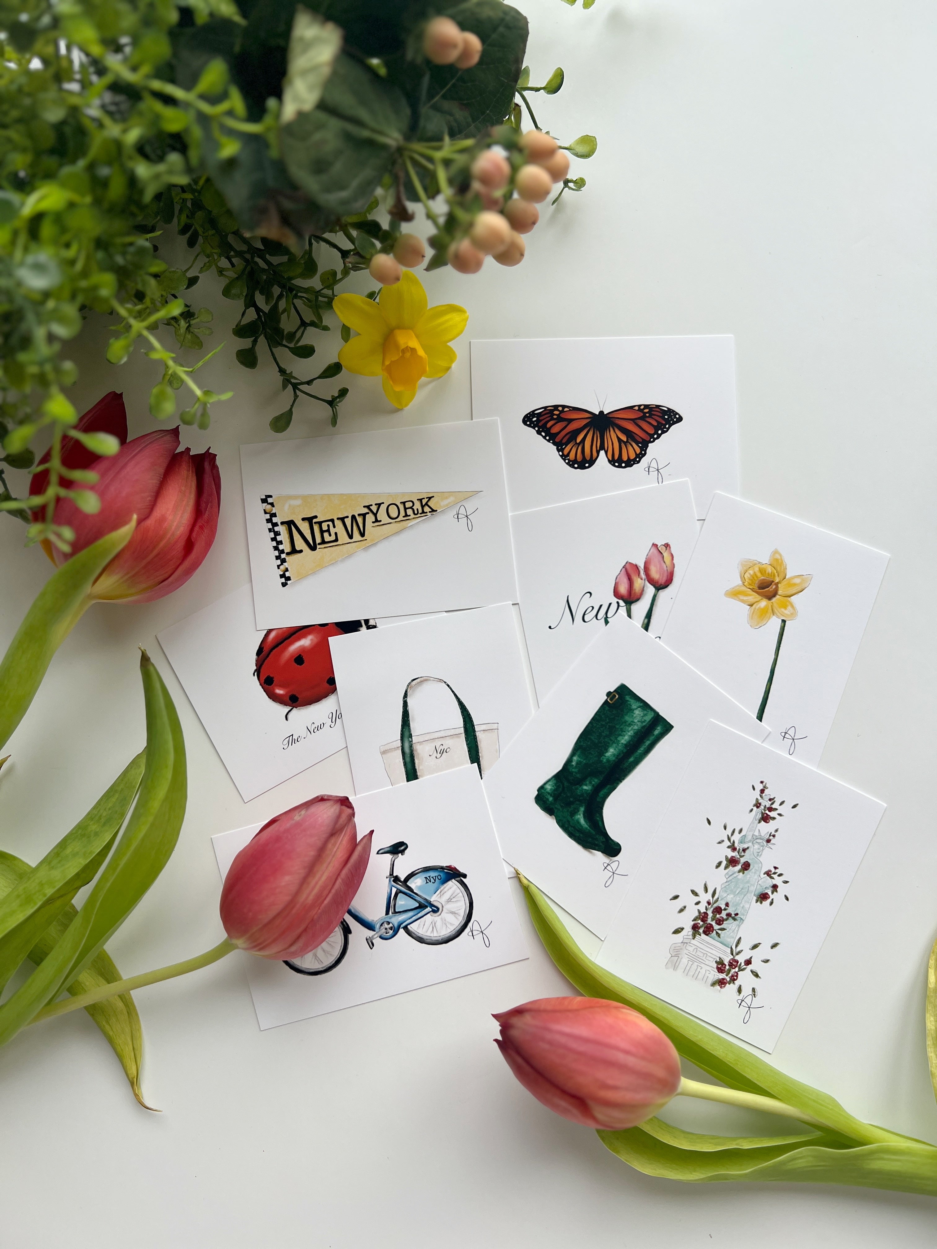 Spring in New York Mystery Little Prints