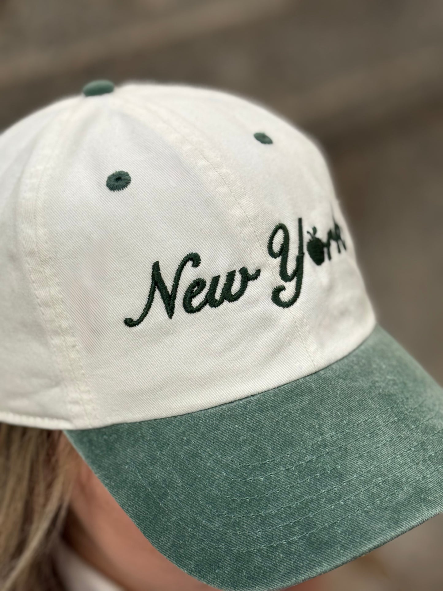 New York Two Tone Dad Cap