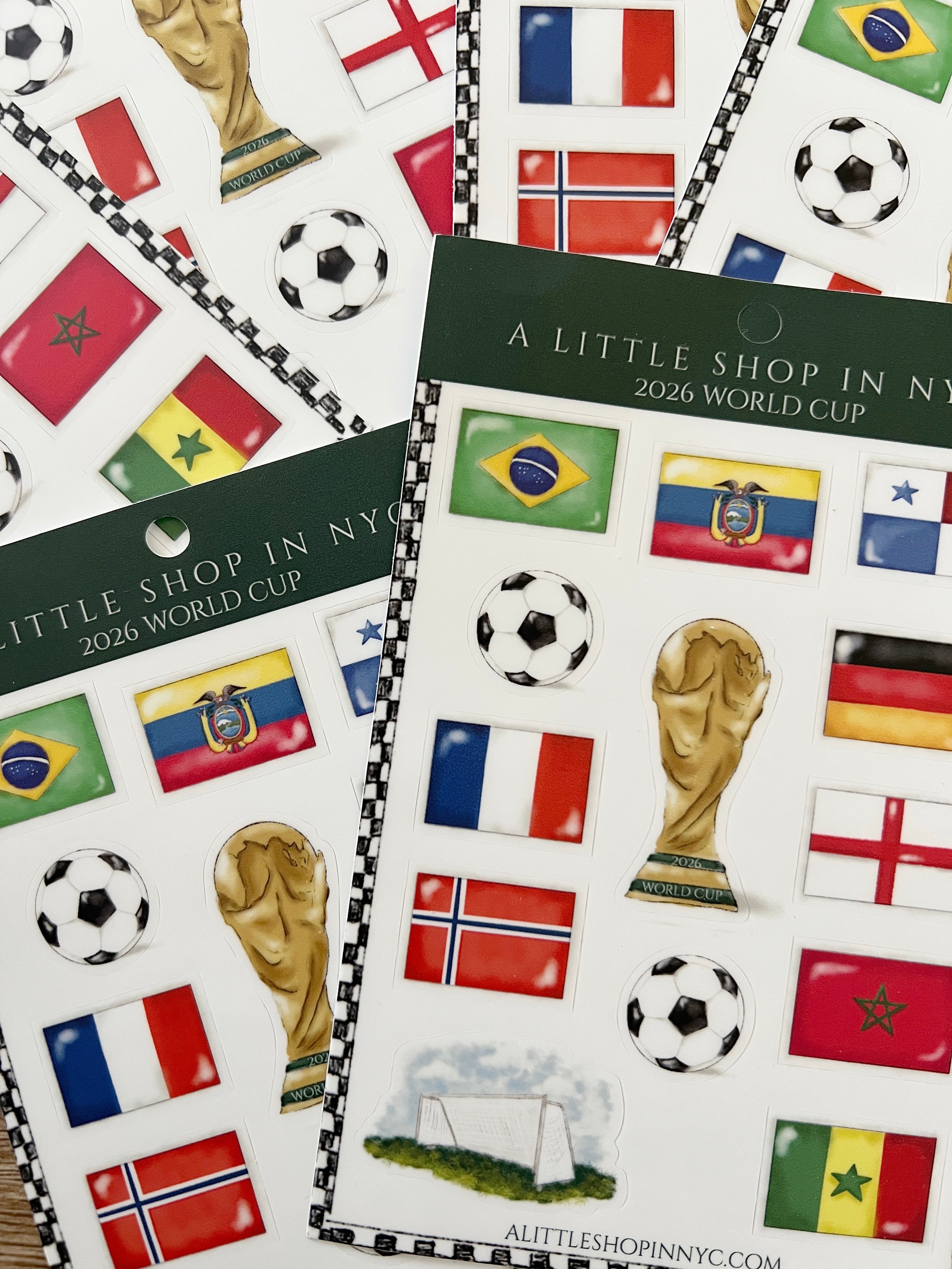 2026 World Cup Sticker Sheet