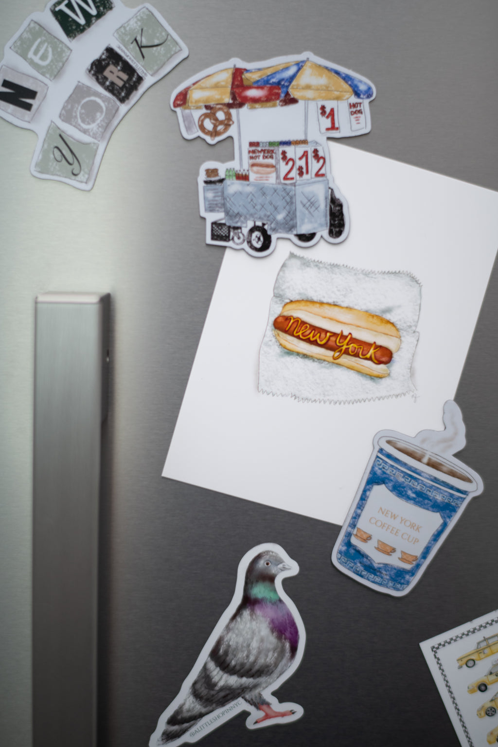 New York Coffee Cup Magnet